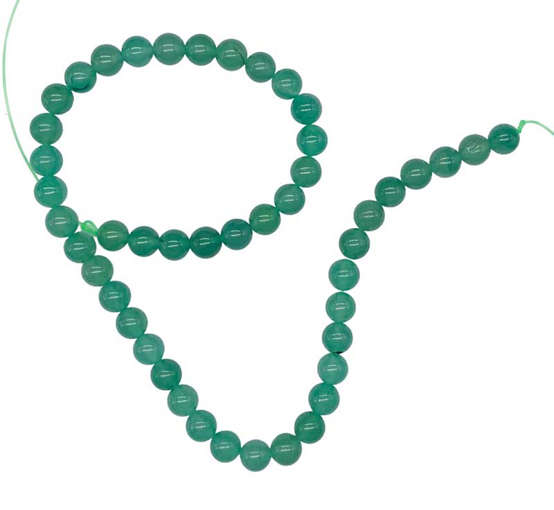 8mm Green Aventurine beads (image for) 8mm Green Aventurine beads