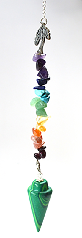 (image for) Malachite & Tree Chakra pendulum