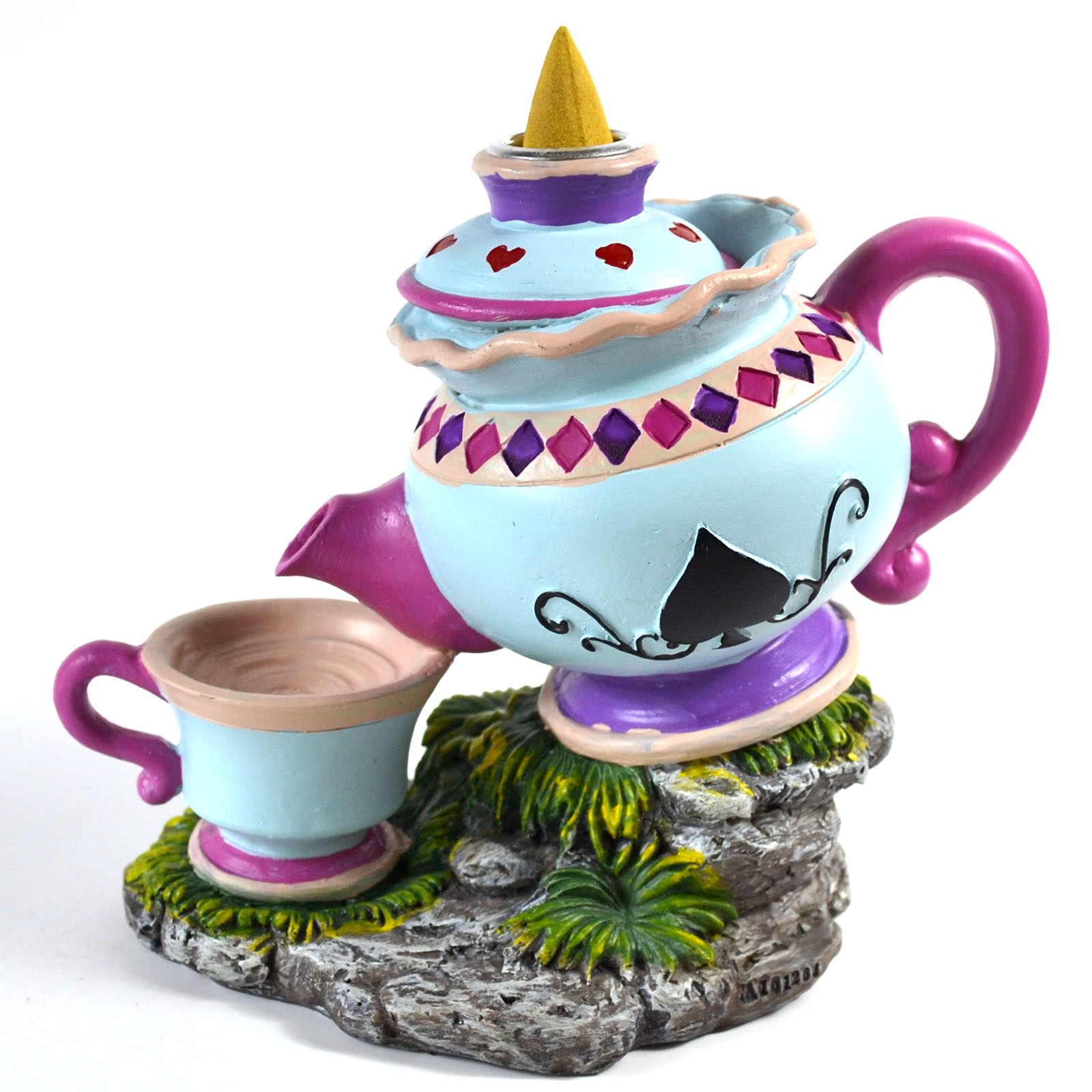 (image for) 5" Alice Tea Pot backflow incense burner