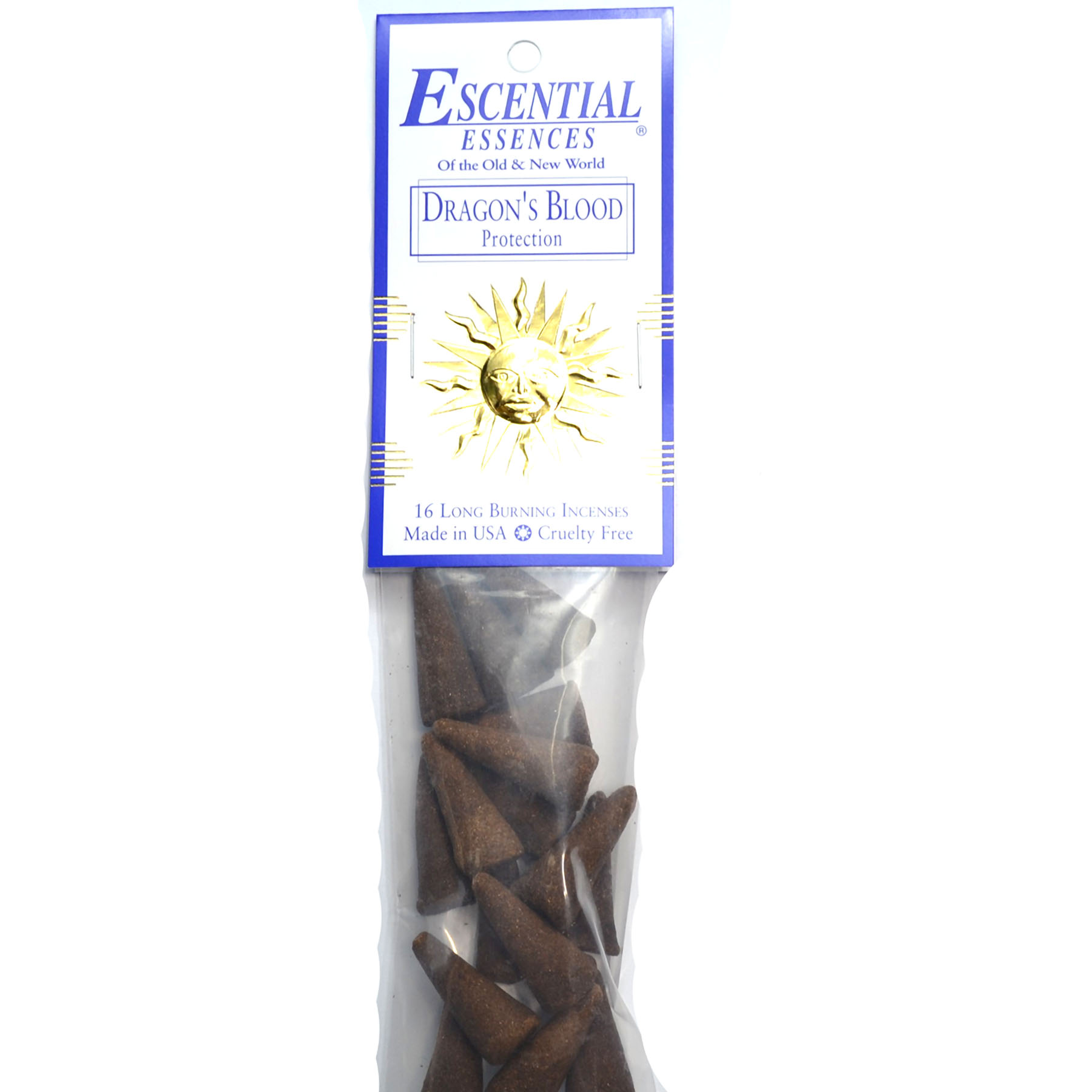 (image for) 16/pk Dragon's Blood escential essences incense cones
