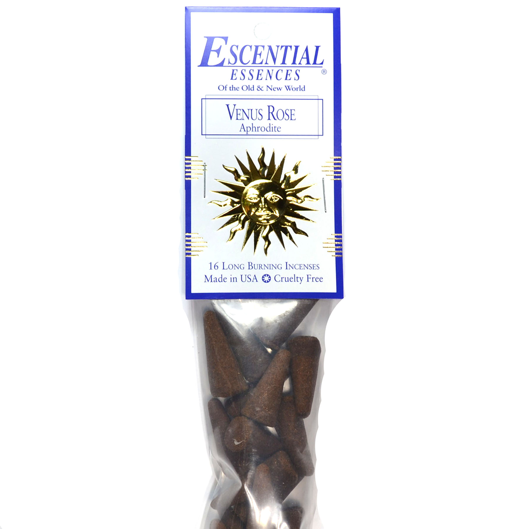 (image for) 16/pk Venus Rose escential essences incense cones