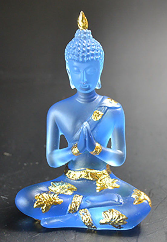 (image for) 4 1/2" Buddha Blue/Gold